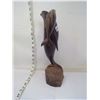Image 4 : Ironwood Mom and Baby Dolphin Carving Height - 14"