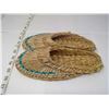 Image 2 : 1960, Chile, Plaited Gras Shoes - Length 10"