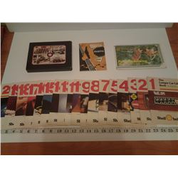 24 Texaco Cards, Shell, Map, and Traffic Book