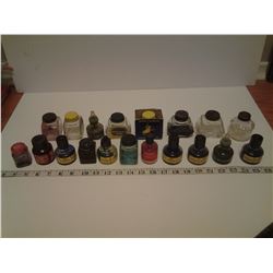 Vintage Ink Bottles (Some Full)
