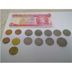 BARBADOS ASSORTED CURRENCY 1970S - 80S
