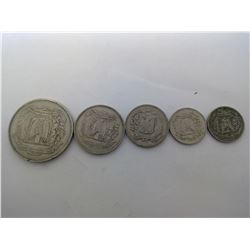 DOMINICAN REPUBLIC CURRENCY 1960'S-70'S