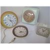 Image 3 : LOT OF 9 ANALOG CLOCKS (OUT OF ORDER)