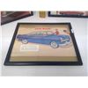 Image 4 : 3- FRAMED CAR ADVERTISEMENTS (MUSTANG + AERO + WILLYS)