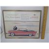 Image 1 : FRAMED CAR ADVERTISEMENT - DODGE ROYAL LANCER