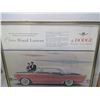 Image 2 : FRAMED CAR ADVERTISEMENT - DODGE ROYAL LANCER