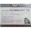 Image 3 : PLYMOUTH '55 MAGAZINE AD POSTER