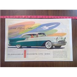 1955 OLDSMOBILE 88 AD POSTER