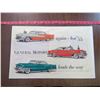 Image 1 : GENERAL MOTORS '55 AD POSTER