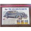 Image 1 : 1939 PLYMOUTH MAGAZINE AD POSTER