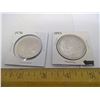 Image 2 : 1 1976 CANADIAN SILVER DOLLAR + 1 U.S.A 1880 MORGAN SILVER DOLLAR