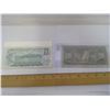 Image 4 : CANADIAN 1937 $20 BILL + 1973 $1 BILL