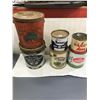 Image 1 : Lot of 6 Collectible Kitchen Tins, Lard, Syrup, Honey