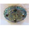 Image 3 : BLUE CARNIVAL GLASS FRUIT BOWL