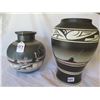 Image 1 : 2 NAVAJO POTS ONE 10" AND ONE 8" FROM ARIZONA