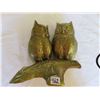 Image 2 : BRASS OWLS 10" HIGH