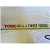 Image 2 : VINTAGE YORK FOOD SIGN - 36" PANEL BOARD