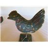 Image 3 : WOODEN CHICKEN/WATERMELON FOLK ART