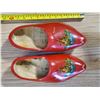 Image 1 : PAIR OF DUTCH WOODEN SHOES (SIZE 9)