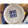 Image 3 : JAPANESE DECORATED BLUE / WHITE PORCELAIN CONTAINER (SCREW TOP)