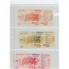 Image 1 : LOT OF 3 DIFFERENT $10 CANADIAN OLYMPIC LOTTERY TICKETS FROM 1975 AND 1976.