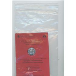 1972 CANADA-RUSSIA HOCKEY SERIES STERLING SILVER COLLECTOR PIN.