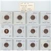 Image 1 : LOT OF 12 COLLECTOR SMALL CENTS: 1998W, 1999, 2001P, 2002P, 2002, 2003WP, 2004P, 2005P, 2006P, 2007,