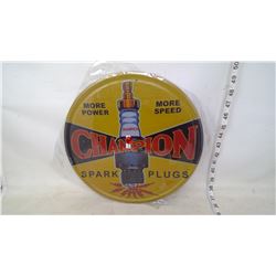 NEW REPRODUCTION 12" ROUND TIN SIGNS