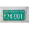 Image 1 : 1968 SASK LICENSE PLATE