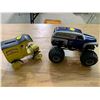 Image 1 : ERTL Ford's First Delivery Car and Grave Digger Monster Truck