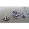 Image 2 : BLUE FLORAL BROACH AND EARRING SET