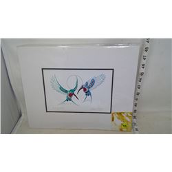 HUMMINGBIRD PRINT - RICHARD SHORTY - YUKON 2000