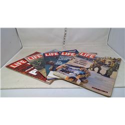 5X LIFE MAGAZINES 1960'S - 70'S