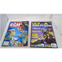 ULTRA GAME PLAYERS AND EGM MAGAZINES