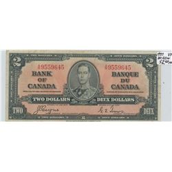 1937 TWO DOLLAR NOTE
