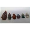 Image 1 : 6 CARVED ROCK SHARP STONES