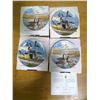 Image 1 : 4- COLLECTABLE DOMINION PLATES W/ CERTIFICATES