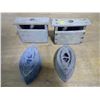 Image 1 : 2- IRONS + 2- BUTTER PRESSES