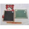Image 2 : 2 VINTAGE CHILD'S CHALK BOARDS