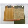 Image 2 : 2 ANTIQUE CLIP BOARDS
