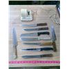 Image 1 : 9- KNIVES + ELECTRIC KNIFE SHARPENER
