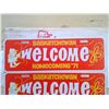 Image 2 : 2- SASKATCHEWAN HOMECOMING NOVELTY LICENSE PLATES