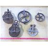 Image 1 : LOT OF PULLEYS