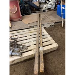 2- Long Oak Shaves (New Old Stock, 115" Long Each)