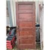 Image 1 : Vintage Wooden Door w/ Hardware (Needs Repair, 32" W, 79" H)