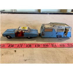 1/42nd Scale Ford Thunderbird Toy Car w/ Trailer