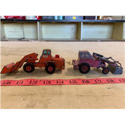 2- Small Toy Metal Tractors