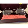 Image 2 : Small Round Eyeglasses In Case