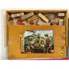 Image 2 : Vintage Wooden Children's Blocks