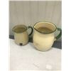 Image 1 : 2- Cream Pitchers, Enamelware